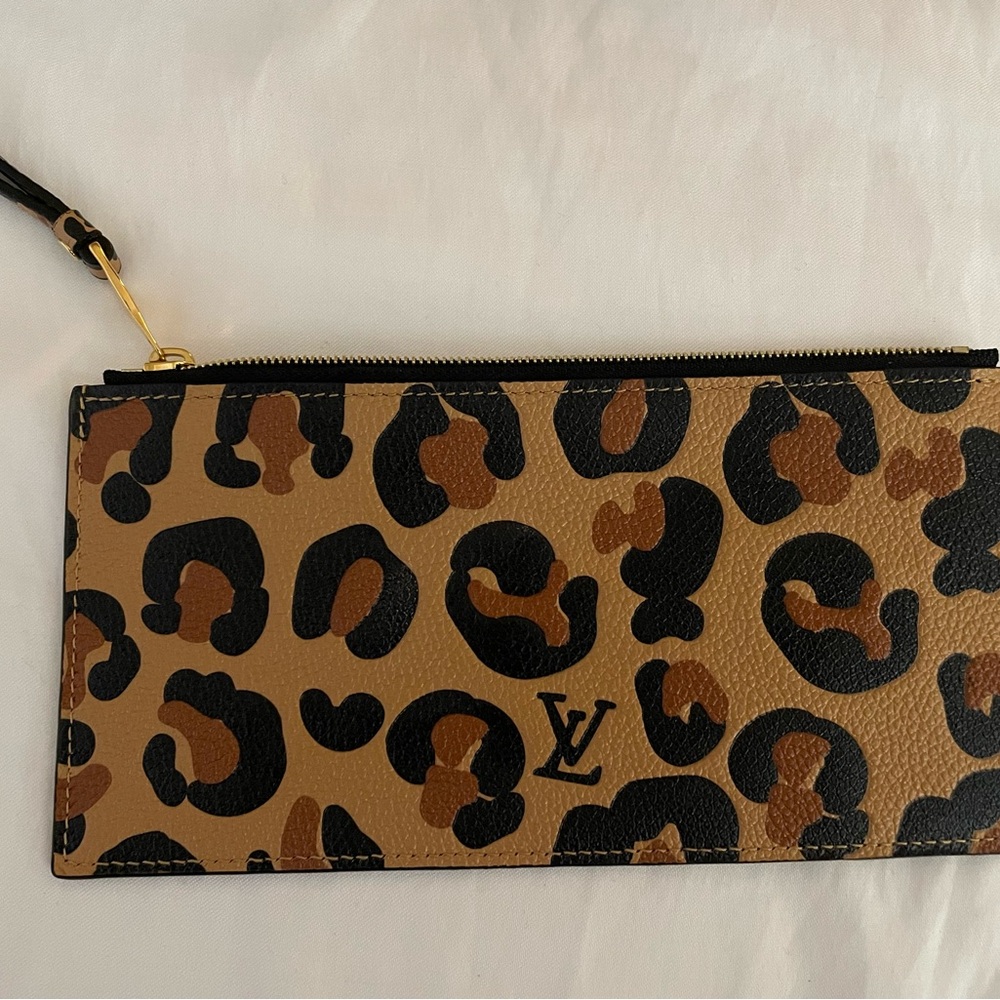 Louis Vuitton Leopard Print Zip Pouch